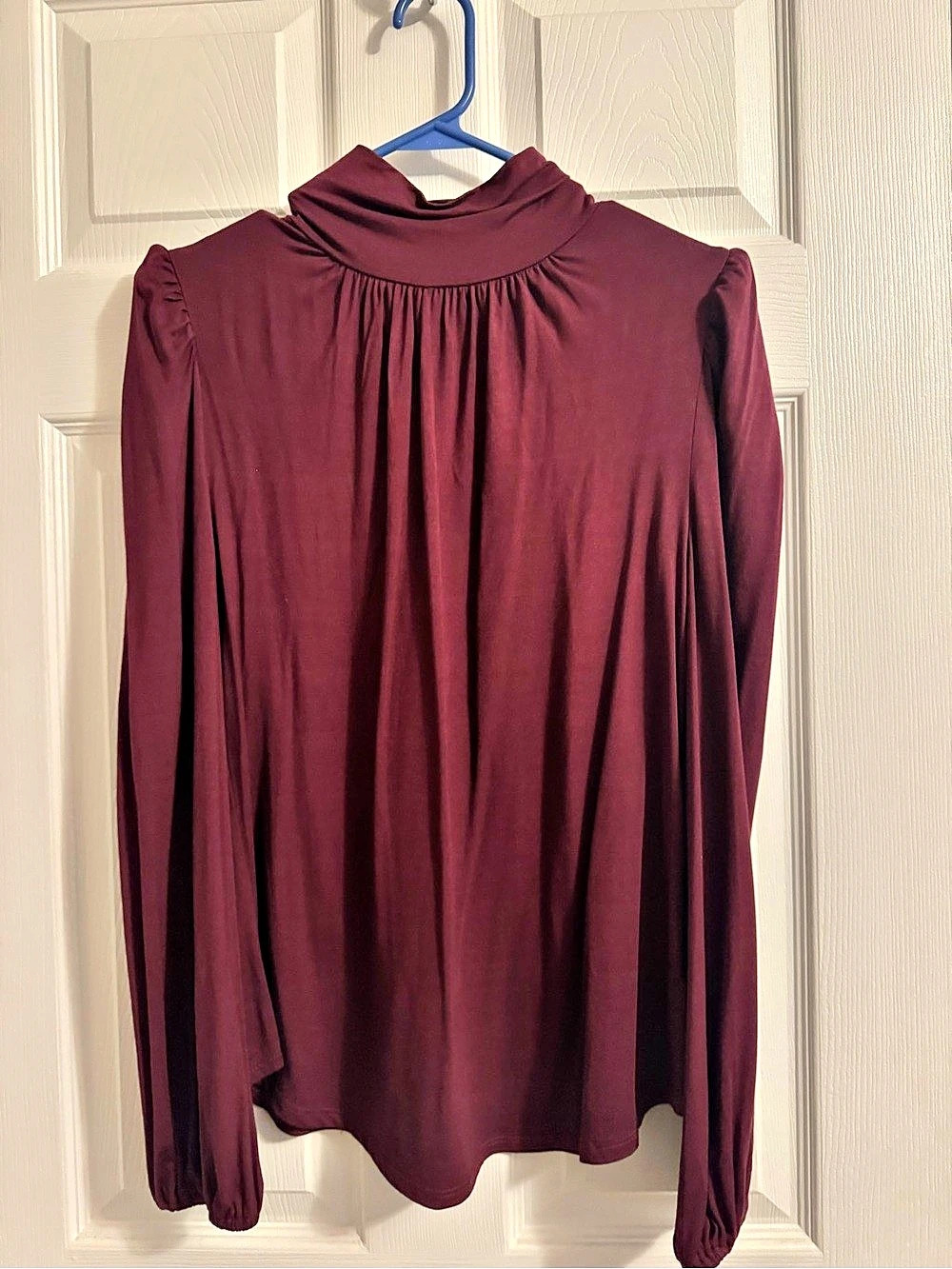 ad yp High Neck Long Sleeve Tunic in Purple Like New
